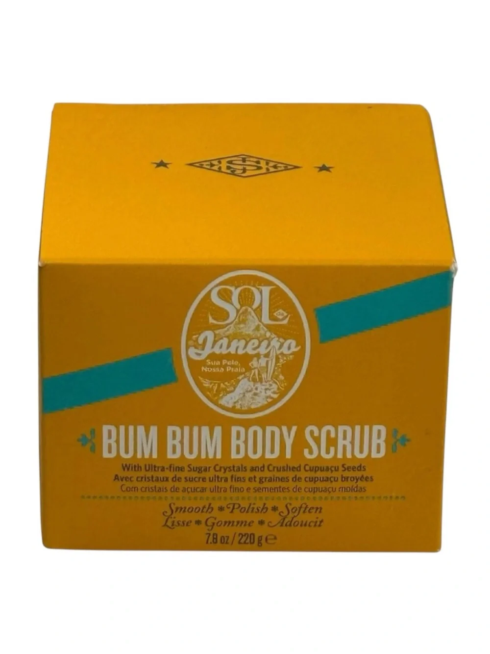 new Sol de Janeiro ☀︎︎ Brazilian Bum Bum Body Scrub ☀︎︎Full Size ☀︎︎ in Box
